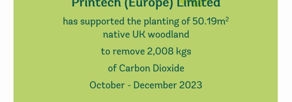 Printech Express and Woodland Trust: Planting 50.19 Square Meters of Native Woodland in Q4 2023