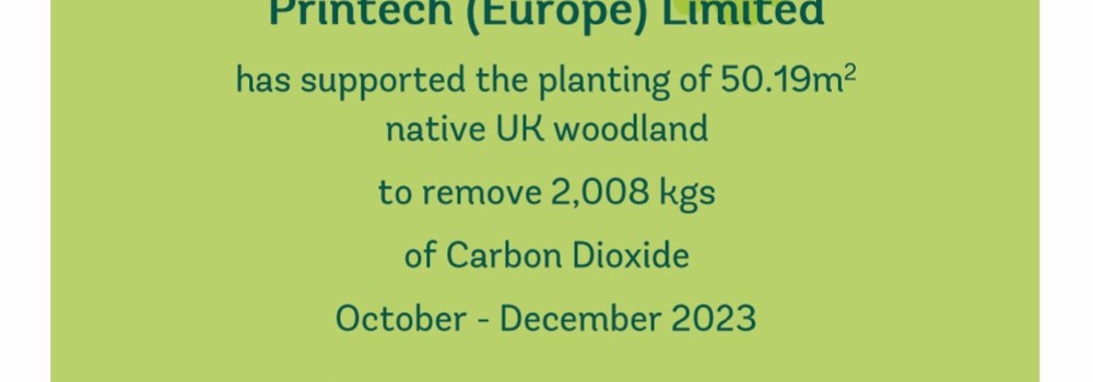 Printech Express and Woodland Trust: Planting 50.19 Square Meters of Native Woodland in Q4 2023