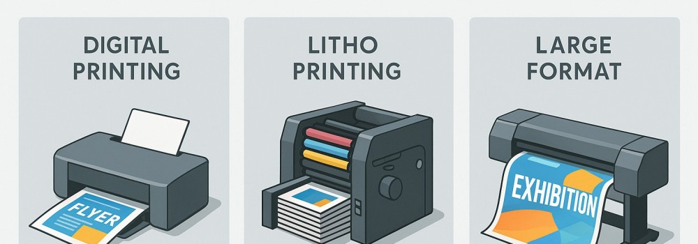 The Complete Guide to Choosing the Right Printing Method: Digital vs Litho vs Large Format