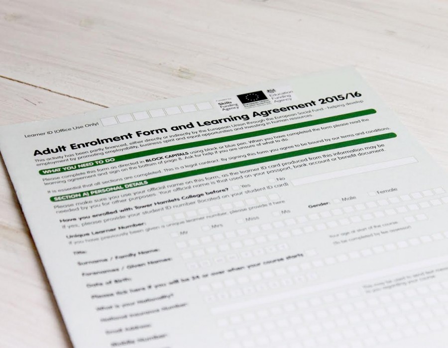 Enrolment Form & Application Form Printing